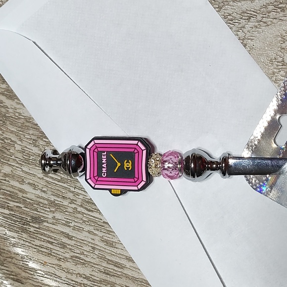 Custom made beaded focal letter opener - Picture 2 of 3